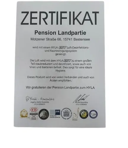 Landpartie Appartement